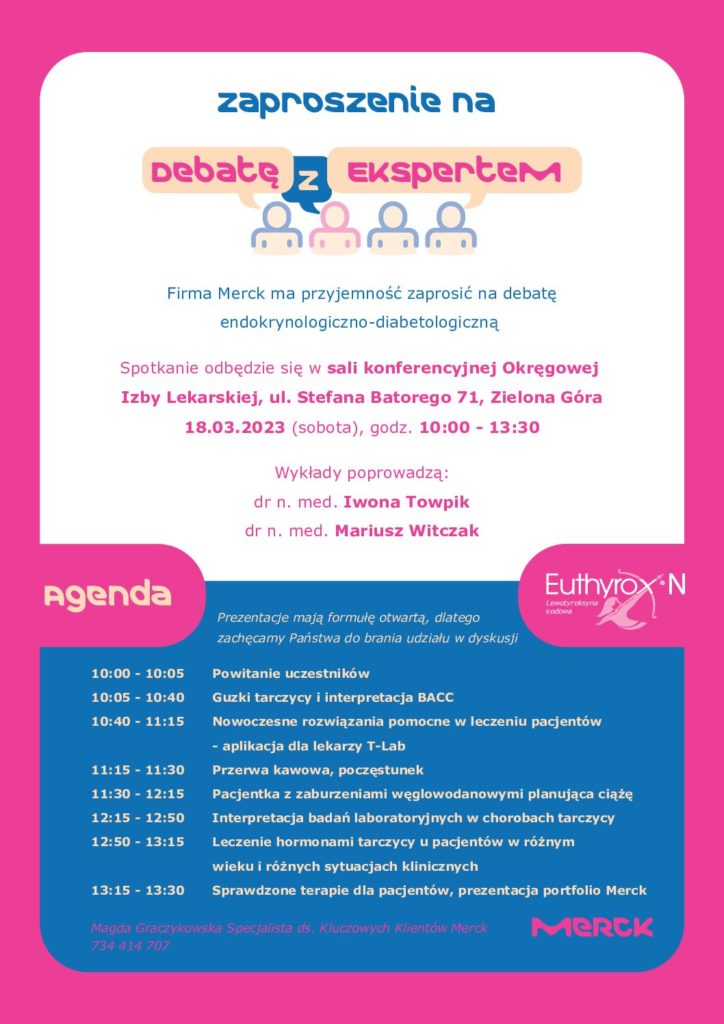 Debata z Ekspertem Warsztat Endokrynologiczno-Diabetologiczny